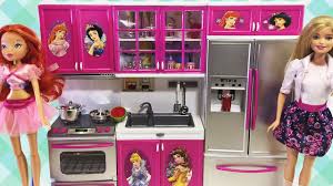 Barbie Winx Pamuk Prenses Prenses Ariel Mutfak Seti Oyuncak Tanitimi Evciliktv Youtube