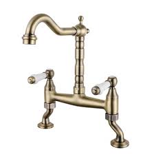 Antique brass kitchen mixer taps. Butler Rose Alba Traditional Kitchen Bridge Mixer Antique Brass Tap Warehouse