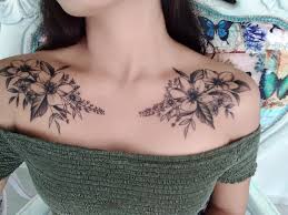 This Placement 3 Bone Tattoos Collar Bone Tattoo Shoulder Tattoos For Women