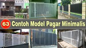 Desain yang satu ini memilih pagar yang tinggi karena rumahnya juga tinggi, dan tetap memberi kenyamanan visual untuk dipandang. 081285288188 63 Contoh Desain Pagar Rumah Minimalis Terbaru Youtube