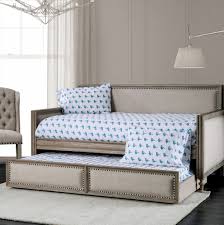 Walker edison twin trundle bed frame. Red Barrel Studio Kannon Upholstered Twin Xl Daybed Wayfair Ca