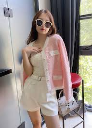 See more ideas about true beauty, beauty, webtoon. Sequined Pink Cardigan Lim Joo Kyung True Beauty K Fashion At Fashionchingu
