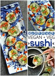 Vegan Sushi Rolls With Quinoa Sticky Rice Rezept Vegane