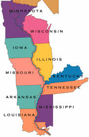 Maps of the full, upper and lower mississippi river (image: Solve Dividing The Mississippi River