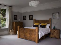 Plank Wooden Bed If I Could Afford To My House Would Be Decked In Indigo Furniture Timeless Bedroom Bedroom Design Wooden Bedroom Furniture