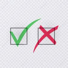 Tick cross png icon, transparent png. Tick And Cross Signs Green Checkmark Ok And Red X Icons Isolated Royalty Free Cliparts Vectors And Stock Illustration Image 104456272