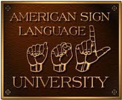 The American Sign Language University Offers Both Asl I And Asl Ii On Their Site Free Each Course Sign Language Course American Sign Language Sign Language