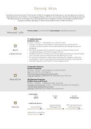 Microsoft resume templates give you the edge you need to land the perfect job. It Administrator Resume Example Kickresume
