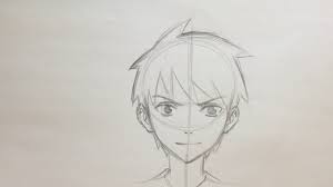 How To Draw Anime Boy Face No Timelapse Anime Drawings Boy Anime Drawings Anime Boy Hair