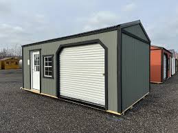 12x20 Shed With Garage Door | 12x20 Gable With Metal Roof