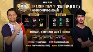 The final of the 1st season of the brazilian league will be. English Free Fire India Championship 2020 Fall League Day 2 Group B C Youtube