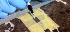 We can repair those too! Countertop Slabs Chip Of Granite Steps And Materials To Repair The Product