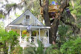 Diamond Oaks Treehouse Skylight Suite Houses For Rent In Savannah Tree House Renting A House Cottage Style Homes