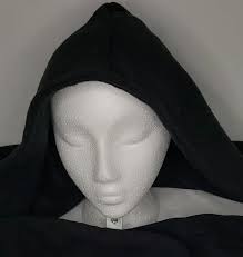 Solid Color Hooded Scarf