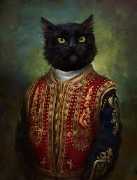Majestic Cat Oil Paintings Eldar Zakirov Cat Portraits Fancy Cats Cat Painting