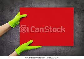 Mmd medical doctors has updated their hours and services. Red Card In Doctor S Hands Empty Red Card In Doctor S Hands In Green Gloves With Copy Space On Grey Cement Grunge Wall Canstock