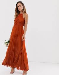 Asos Design Bridesmaid Ruched Bodice Maxi Dress With Wrap Waist Asos Ad Asos Bridesmaid Dresses Bridesmaid Dresses Dresses Asos Bridesmaid Dress