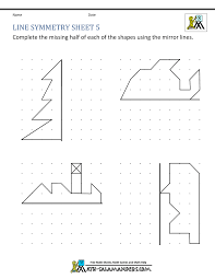 Help kids learn about lines of symmetry in an object. Symmetry Worksheets