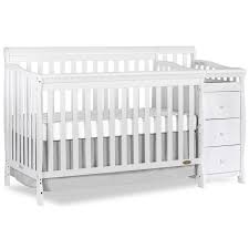 It has an attached changing table with convenient additional storage. Dream On Me Brody 5 In 1 Convertible Crib With Changer White Walmart Com Walmart Com