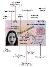 It's generally a number used on a national id card. Picture Uk Id Card Unveiled