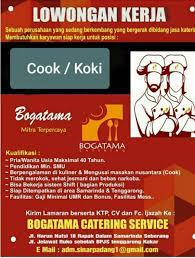 Citramasjaya teknikmandiri (pt), a company which engaged in construction (epc company), is currently seeking for the best candidates to occupy the proposal engineer. Lowongsn Kerja Bogatama Catering Loker Kalimantan Timur Facebook