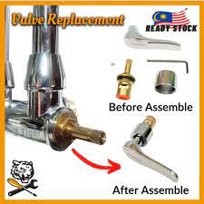 We did not find results for: Buy Sink Tap Valve Replacement With Stainless Steel Lever Handle Set Brass Cartridge Valve Water Tap Kitchen Faucet Seetracker Malaysia