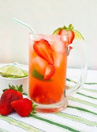 Low Calorie Strawberry Limeades