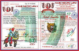 Syair Fajar Pakong Lama 16 Oktober 2020