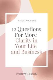 12 Questions To Help You Find Clarity In Life And In Your Small Business Instagram Business Instagram Business Account Social Media