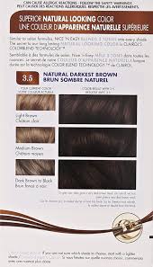 Clairol Nice N Easy Hair Color 121a 3 5 Natural Darkest