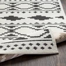 Black And White Area Rug Png Moroccan Shag Rug In White Black Design By Surya Beige Rug Moroccan Shag Rug Black Area Rugs
