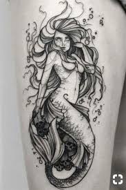 Black And White Mermaid Sleeve Tattoo Pin By Trish Mccann On Tattoos In 2020 Mermaid Tattoos Mermaid Tattoo Designs Mermaid Sleeve Tattoos