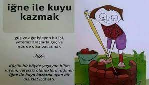 igne ile kuyu kazmak deyimler atasozleri egitim