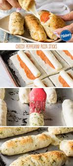 Cheesy Pepperoni Pizza Sticks Recipe Recipes Food Snacks