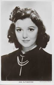 RPPC, Ann Rutherford Hollywood Actress, Film Star, Hollywood, Picturegoer