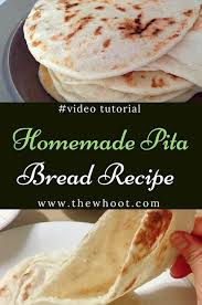Homemade Pita Bread Recipe Pita Bread Recipe Homemade Pita Bread Pita Bread