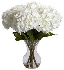 Check spelling or type a new query. Large Hydrangea With Vase Silk Flower Arrangement Contemporary Artificial Flower Arrangements By Bathroom Marketplace Houzz