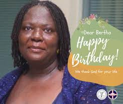 Happy blessed birthday, Bertha!