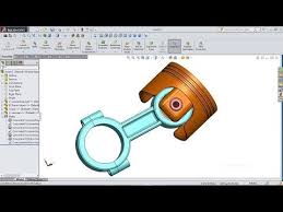 Solidworks Tutorial Piston Connecting Rod Solidworks Tutorial Solidworks Tutorial