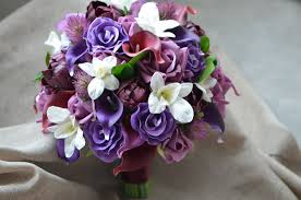 Great savings & free delivery / collection on many items. Accessories Purple Burgundy Bridal Bouquet Real Touch Purple Callas Roses Burgundy Peonies Wedding Bouquets Weddings