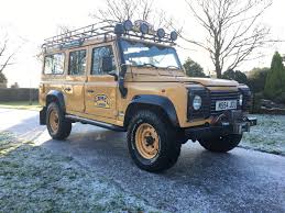 It actually competed in the camel trophy as a factory works entry for the u.s. Landrover Defender Landrover 110 Defender 300tdi Camel Trophy Replica