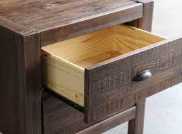 Upgrade nightstand with lifting top, bedside desk height adjustable laptop table with 2 drawer storage cabinet removable end table for bedroom, home (black) 4.4 out of 5 stars. Montauk Two Drawer Nightstand Grain Wood Furniture