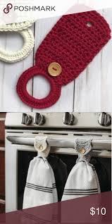 Amazon.com has been visited by 1m+ users in the past month Hanging Kitchen Hand Towel 2 Holders Gift Ideas Hand Towels Crochet Towel Holders Crochet Towel