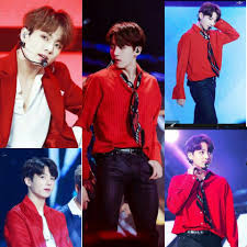 Jimin said that jungkook is very sensitive, emotionally. Jungkook In Red Red Shirt Jungkook Wearing Red