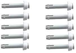 poolomio lot de 10 goupilles de rechange pour piscine intex frame piscine avec bouchons en caoutchouc 70 mm amazon fr jardin