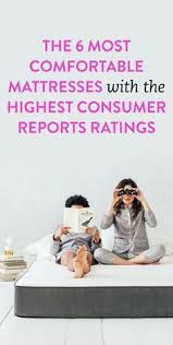 The Most Comfortable Mattresses With The Highest Ratings On Consumer Reports Comfort Mattress Mattress Mattress Buying Guide