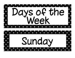 Black And White Classroom Calendar Set Polka Dot Calendar Cards Polka Dot Classroom Classroom Calendar Numbers Kindergarten