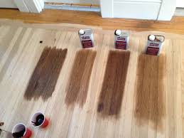 Dark Walnut On Left Provincial On Right Hardwood Floor Colors Red Oak Floors Oak Floor Stains