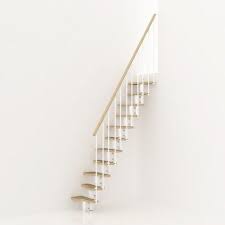 Escalier Droit Mini Bois Metal Blanc Escalier Bois Metal Escalier Bois Metal