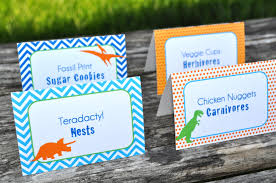 Just open them in adobe reader and type over my. Dinosaur Birthday Party Food Labels Dinosaur Theme Birthday Personalized And Printed Dinosaur Birthday Party Decorations Set Of 12 So Sweet Party Shop